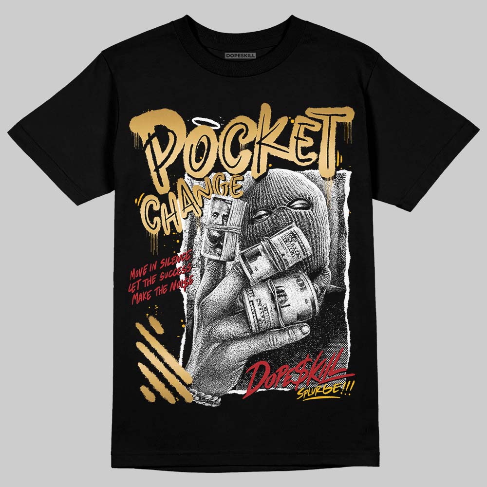 Jordan 12 Retro 'Taxi' 2025 DopeSkill T-Shirt Pocket Change Graphic Streetwear - Black