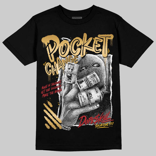 Jordan 12 Retro 'Taxi' 2025 DopeSkill T-Shirt Pocket Change Graphic Streetwear - Black