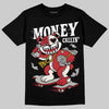 Jordan 4 “Flight Club” DopeSkill T-Shirt Money Callin' Graphic Streetwear - Black