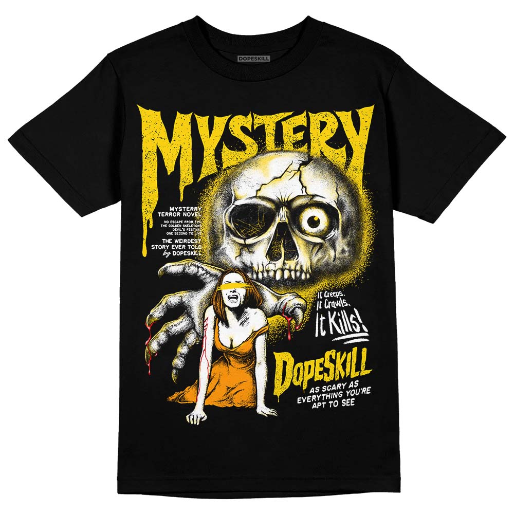 Jordan 6 “Yellow Ochre” DopeSkill T-Shirt Mystery Ghostly Grasp Graphic Streetwear - Black