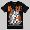 Asics Gel Kayano 14 'Silver Piquant Orange' DopeSkill T-Shirt Real Lover Graphic Streetwear - Black