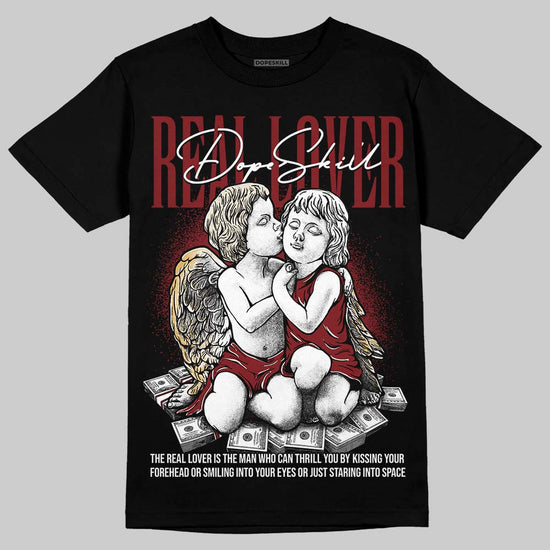 Dunk Low SE Sisterhood Sail Team Red W DopeSkill T-Shirt Real Lover Graphic Streetwear - Black