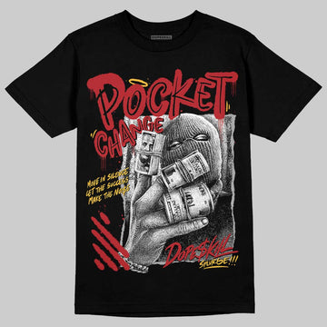 Jordan 14 Golf “Last Shot” DopeSkill T-Shirt Pocket Change Graphic Streetwear - Black
