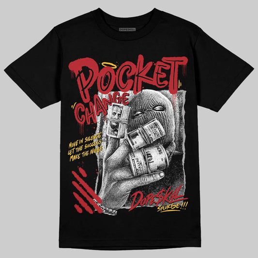 Jordan 14 Golf “Last Shot” DopeSkill T-Shirt Pocket Change Graphic Streetwear - Black