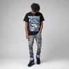 Black University Blue 5s DopeSkill T-Shirt Trippin Graphic