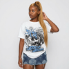 Black University Blue 5s DopeSkill T-Shirt Drip Season Graphic