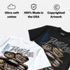“True Blue” 3s DopeSkill T-Shirt The Mouth With No Droughts Graphic