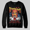 Red Sneakers DopeSkill Sweatshirt Drip Harder Graphic Streetwear - Black