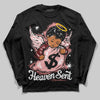 Jordan 3 Retro Valentine's Day Treat Yourself (2025) DopeSkill Long Sleeve T-Shirt Heaven Sent Graphic Streetwear - Black