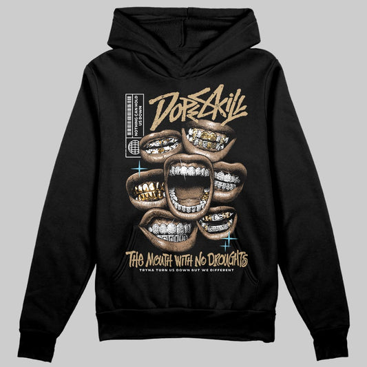 Jordan 11 City Pack “H-Town” DopeSkill Hoodie Sweatshirt The Mouth With No Droughts Graphic Streetwear - Black
