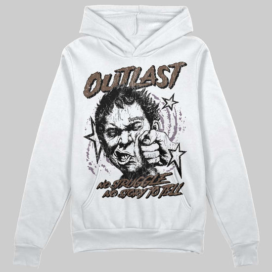 A Ma Maniére x Air Jordan 4 “Dark Mocha” DopeSkill Hoodie Sweatshirt Outlast Graphic Streetwear - White