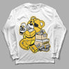 Jordan 4 Retro “Vivid Sulfur” DopeSkill Long Sleeve T-Shirt Bear Steals Sneaker Graphic Streetwear - White 