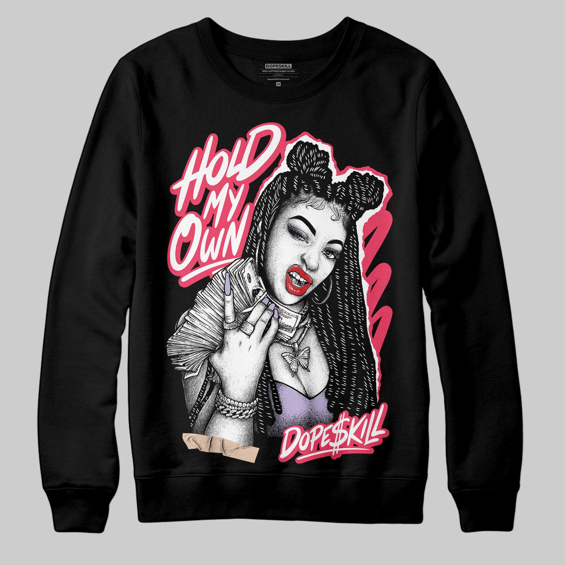 Jordan 5 Low “Peanut Butter Jelly” DopeSkill Sweatshirt New H.M.O Graphic Streetwear - Black