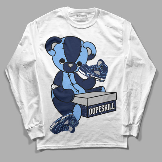 Jordan 5 Midnight Navy DopeSkill Long Sleeve T-Shirt Sneakerhead BEAR Graphic Streetwear