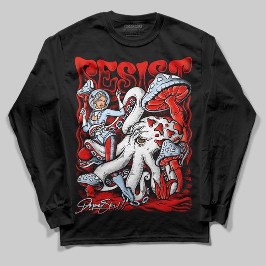 Jordan 6 Retro Toro Bravo DopeSkill Long Sleeve T-Shirt Resist Graphic Streetwear - Black