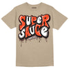 Jordan 1 High OG “Latte” DopeSkill Medium Brown T-shirt Super Sauce Graphic Streetwear
