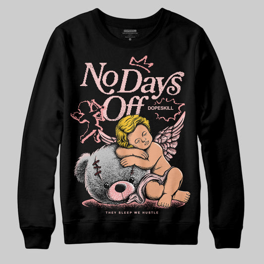 Jordan 3 Retro Valentine's Day Treat Yourself (2025) DopeSkill Sweatshirt New No Days Off Graphic Streetwear - Black