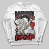 Jordan 6 “Reverse Infrared” DopeSkill Long Sleeve T-Shirt Sorry I've Been Trappin Graphic Streetwear - White