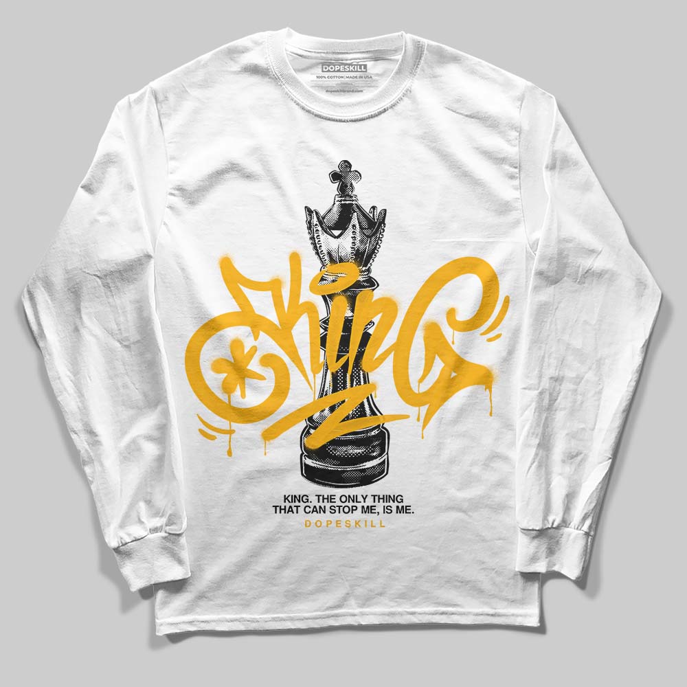 Dunk Low Championship Goldenrod (2021) DopeSkill Long Sleeve T-Shirt King Chess Graphic Streetwear - White