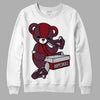 Jordan 5 Retro Burgundy (2023) DopeSkill Sweatshirt Sneakerhead BEAR Graphic Streetwear - White