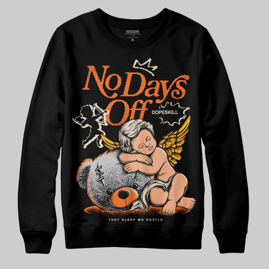Jordan 3 “Starfish” DopeSkill Sweatshirt New No Days Off Graphic Streetwear - Black