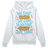 Jordan 1 Mid GS 'Six Championships DopeSkill Hoodie Sweatshirt Grind Shine Graphic Streetwear - White