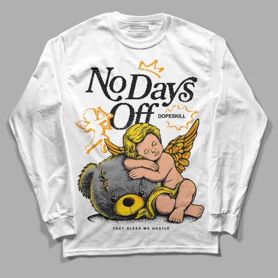 Jordan 6 “Yellow Ochre” DopeSkill Long Sleeve T-Shirt New No Days Off Graphic Streetwear - White