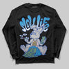 Royal Blue Sneakers DopeSkill Long Sleeve T-Shirt Slow Life Graphic Streetwear  - black