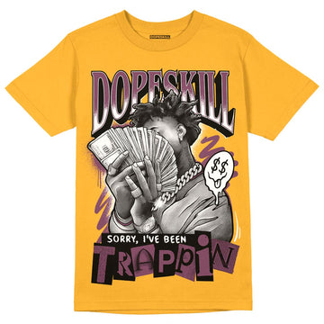 Jordan 1 Retro High OG Brotherhood DopeSkill University Gold T-Shirt Sorry I've Been Trappin Graphic Streetwear