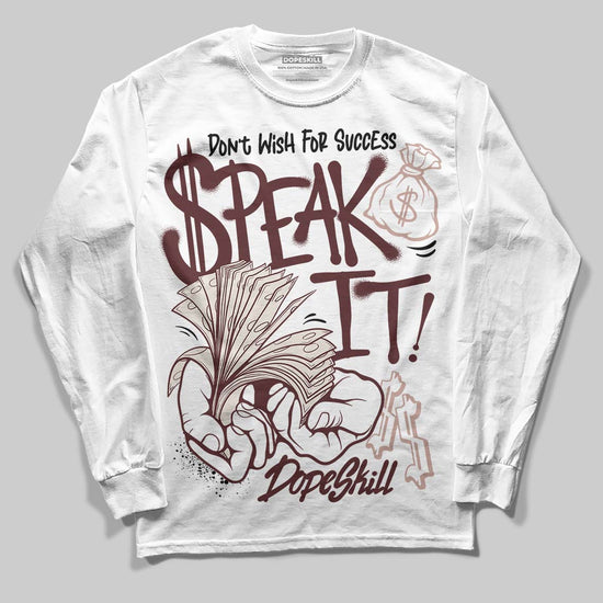 Jordan 11 “China” DopeSkill Long Sleeve T-Shirt Speak It Graphic Streetwear - White