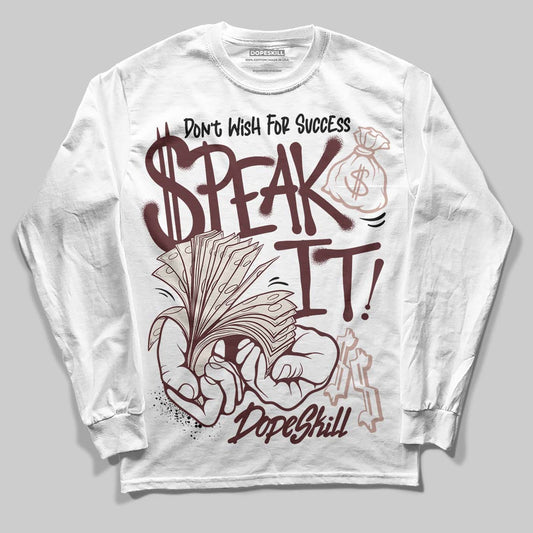 Jordan 11 “China” DopeSkill Long Sleeve T-Shirt Speak It Graphic Streetwear - White