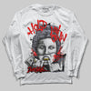 Jordan 13 Retro 'Black Flint' DopeSkill Long Sleeve T-Shirt Hold My Own Graphic Streetwear - White 