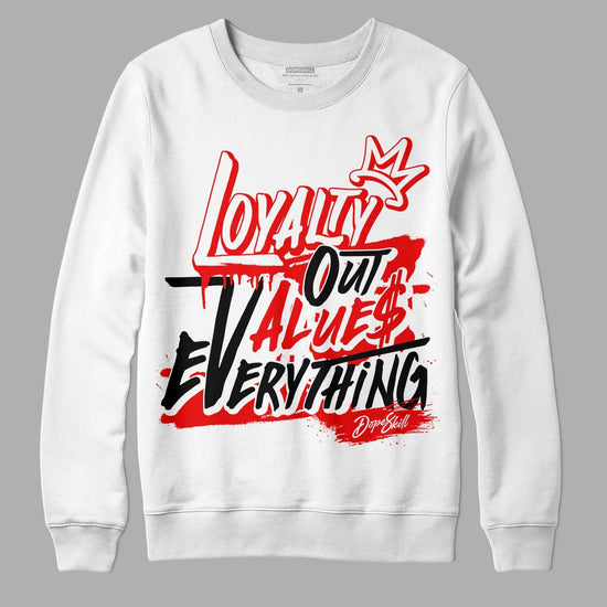 Jordan 12 “Cherry” DopeSkill Sweatshirt LOVE Graphic Streetwear - White 