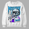 Jordan 1 High Retro OG “University Blue” DopeSkill Sweatshirt Mystery Ghostly Grasp Graphic Streetwear - White