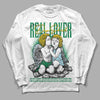 Jordan 5 “Lucky Green” DopeSkill Long Sleeve T-Shirt Real Lover Graphic Streetwear - White