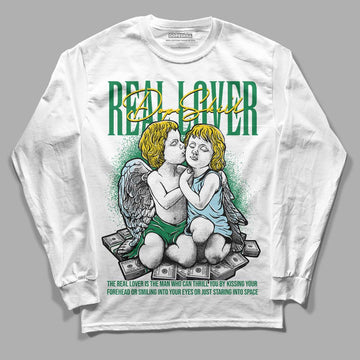 Jordan 5 “Lucky Green” DopeSkill Long Sleeve T-Shirt Real Lover Graphic Streetwear - White