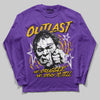 PURPLE Sneakers DopeSkill Long Sleeve T-Shirt Outlast Graphic Streetwear - Purple
