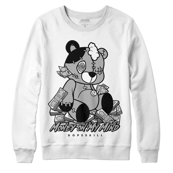 Jordan 1 Low OG “Shadow” DopeSkill Sweatshirt MOMM Bear Graphic Streetwear - White