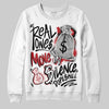 Jordan 14 Golf “Last Shot” DopeSkill Sweatshirt Real Ones Move In Silence Graphic Streetwear - White 