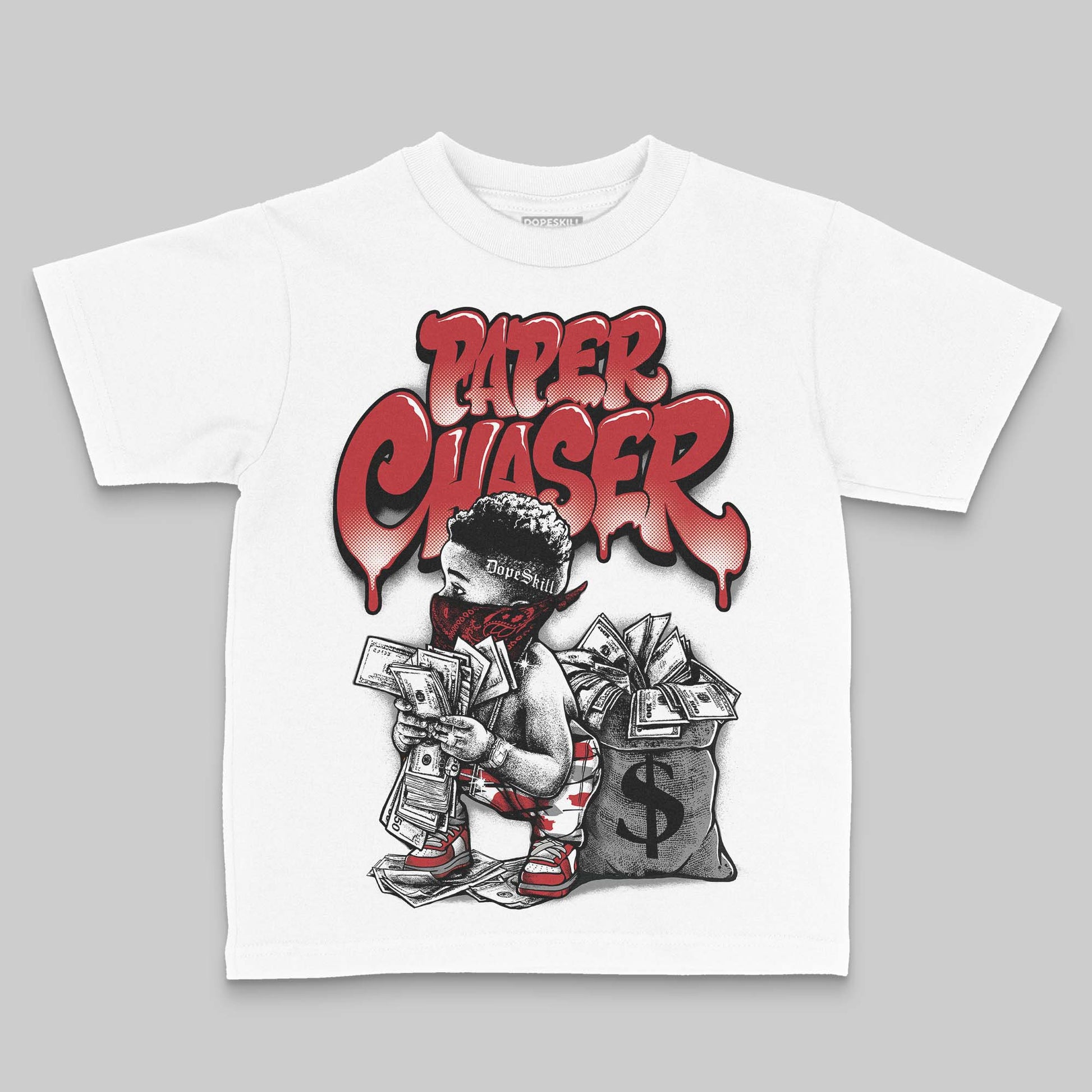Jordan 8 Retro Bugs Bunny (2025) DopeSkill Toddler Kids T-shirt Paper Chaser Boy Graphic Streetwear - White 