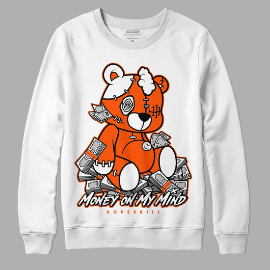 MSCHF Super Normal 2 Orange Milk DopeSkill Sweatshirt MOMM Bear Graphic Streetwear - White