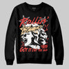 Red Sneakers DopeSkill Sweatshirt Got It Out The Mud Graphic Streetwear - Black