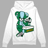 Jordan 5 “Lucky Green” DopeSkill Hoodie Sweatshirt Sneakerhead BEAR Graphic Streetwear - White