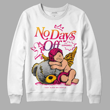 Jordan 3 Retro SP J Balvin Medellín Sunset DopeSkill Sweatshirt New No Days Off Graphic Streetwear - White