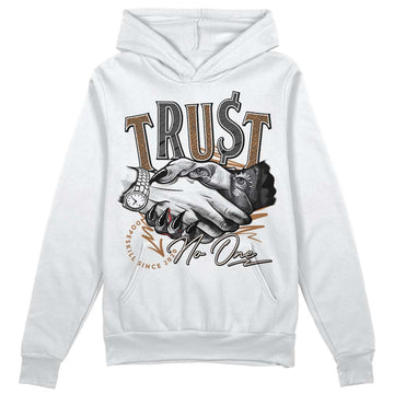 Jordan 3 Retro Palomino DopeSkill Hoodie Sweatshirt Trust No One Graphic Streetwear - White