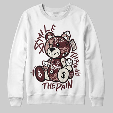 Jordan 11 “China” DopeSkill Sweatshirt Smile Through The Pain Graphic Streetwear - White