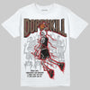 Jordan 9 'Olive' DopeSkill T-Shirt Thunder Dunk Graphic Streetwear - White