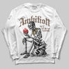 A Ma Maniére x Air Jordan 4 “Dark Mocha” DopeSkill Long Sleeve T-Shirt Ambition Graphic Streetwear - White 