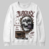A Ma Maniére x Air Jordan 4 “Dark Mocha” DopeSkill Sweatshirt Jealousy Graphic Streetwear - Whiite 