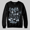 Jordan 40 “Blue Suede” DopeSkill Sweatshirt Real Y2K Players Graphic Streetwear - Black